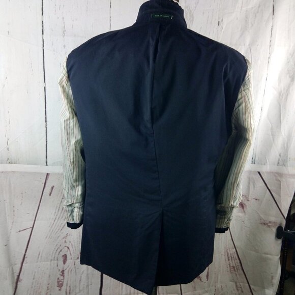 Lauren Ralph Lauren Macys Blue Striped Suit Blazer - Picture 14 of 14